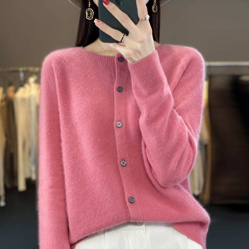 Womens Lambswool Cardigan
