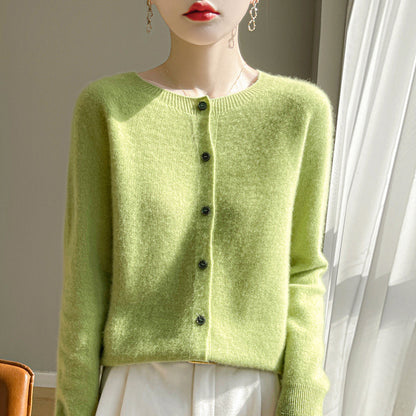 Womens Lambswool Cardigan