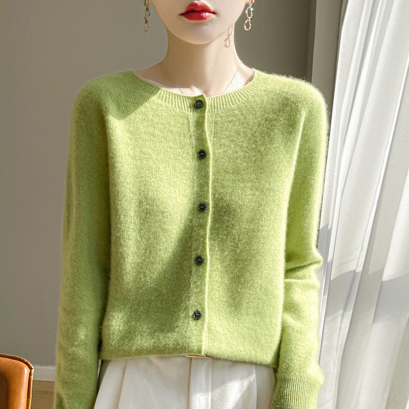Womens Lambswool Cardigan