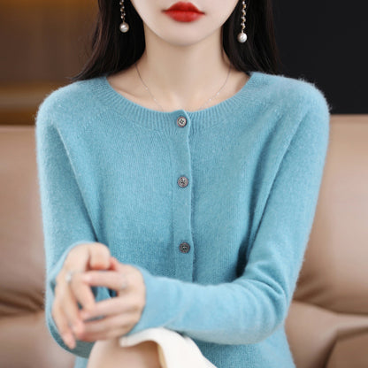 Womens Lambswool Cardigan
