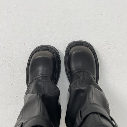 Blaze Fold Over Chunky Boots
