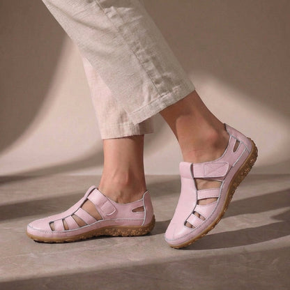Emma | Adjustable Strap Closed Toe Sandals