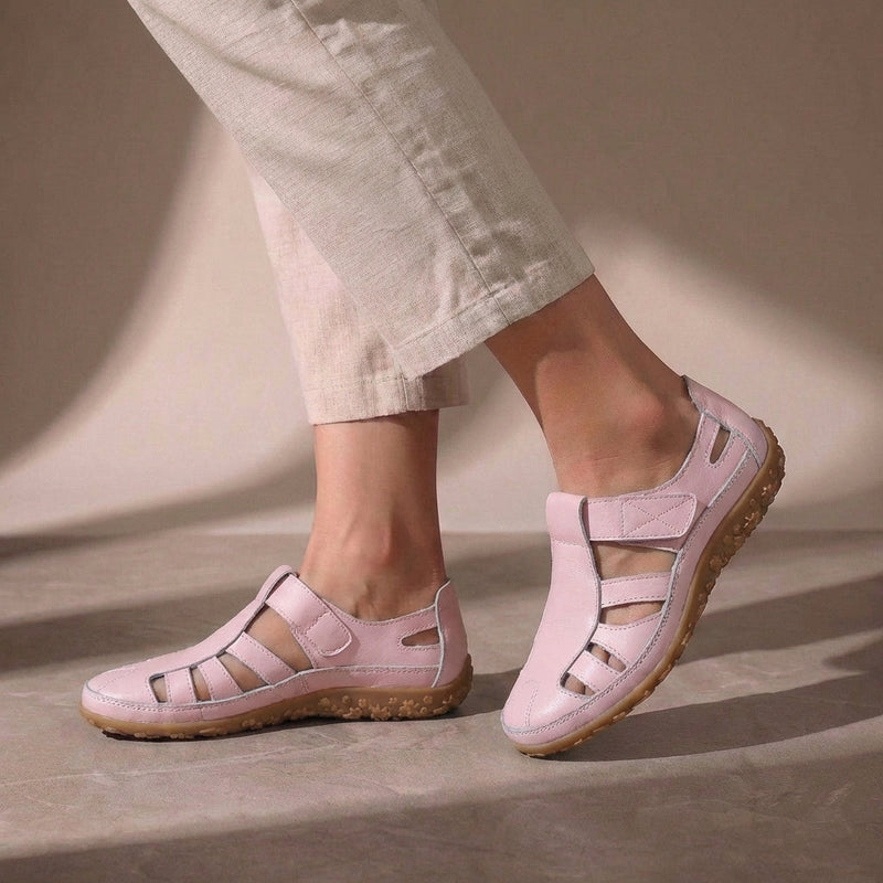 Emma | Adjustable Strap Closed Toe Sandals