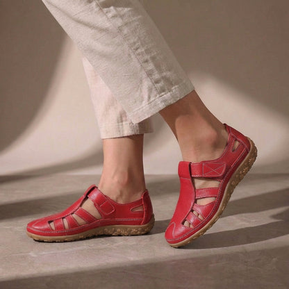 Emma | Adjustable Strap Closed Toe Sandals