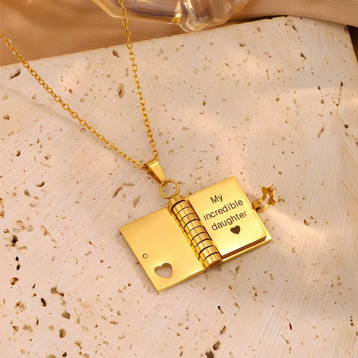 Star Book Pendant Necklace