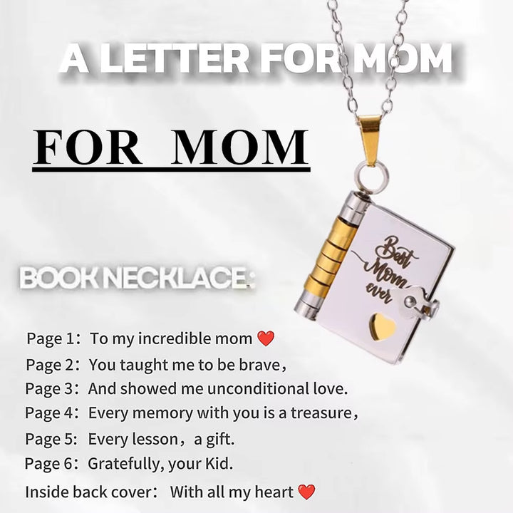 Star Book Pendant Necklace