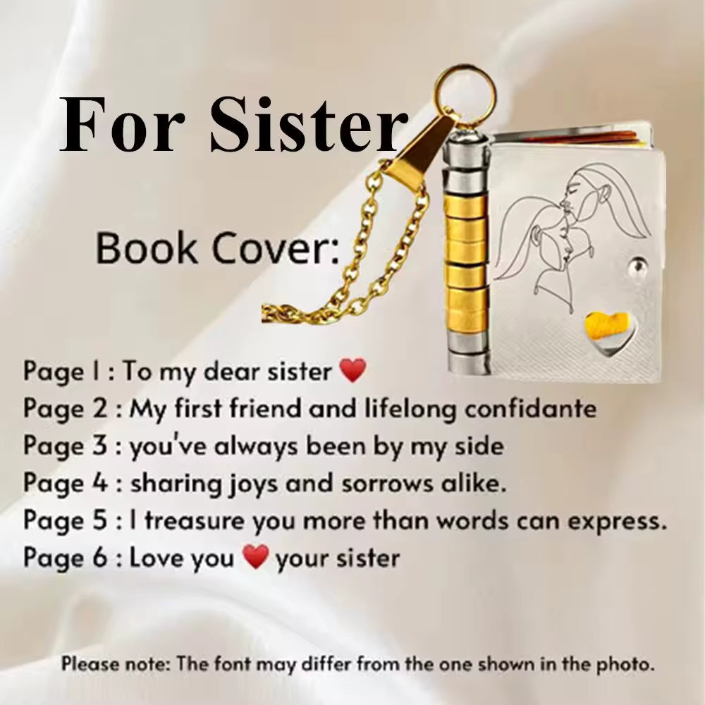 Star Book Pendant Necklace