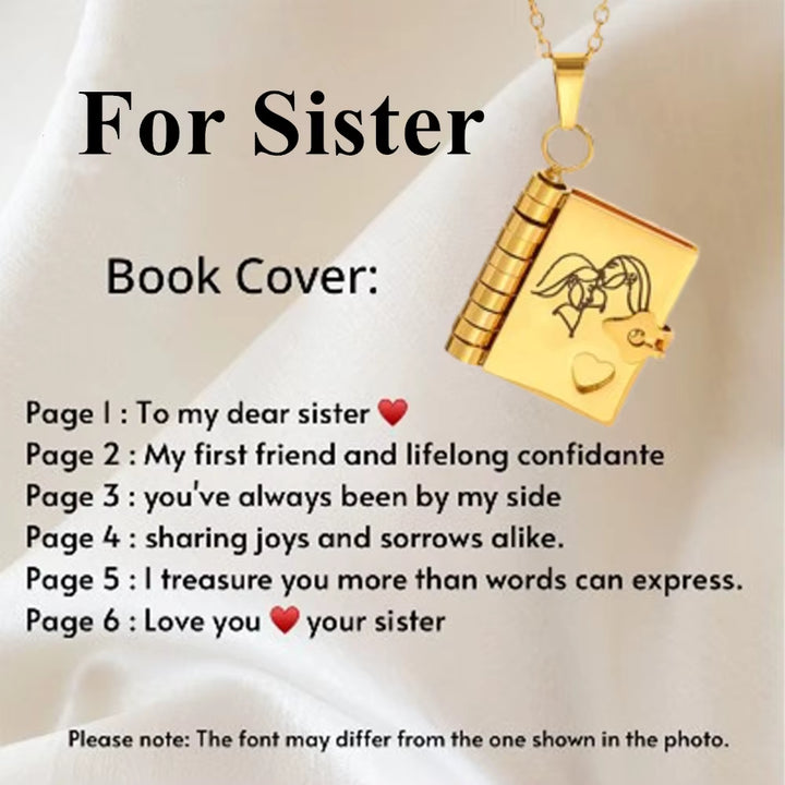 Star Book Pendant Necklace