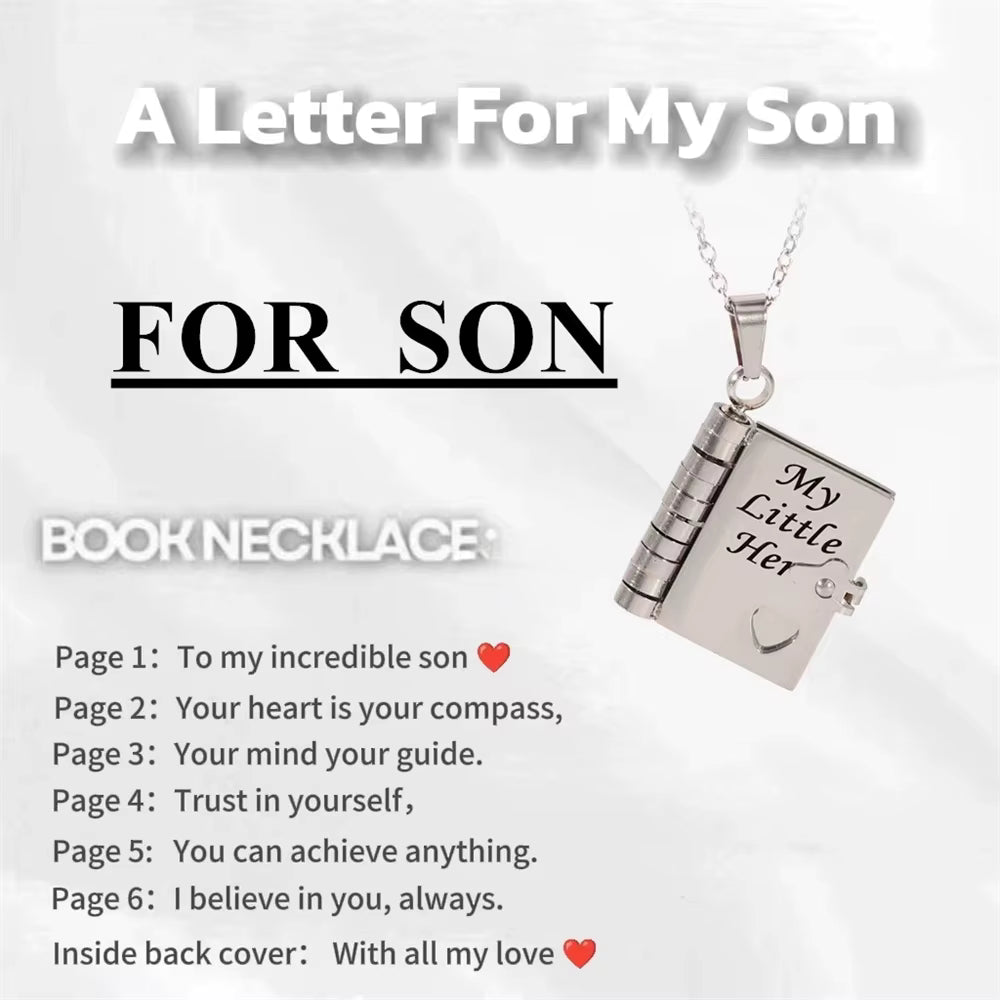 Star Book Pendant Necklace