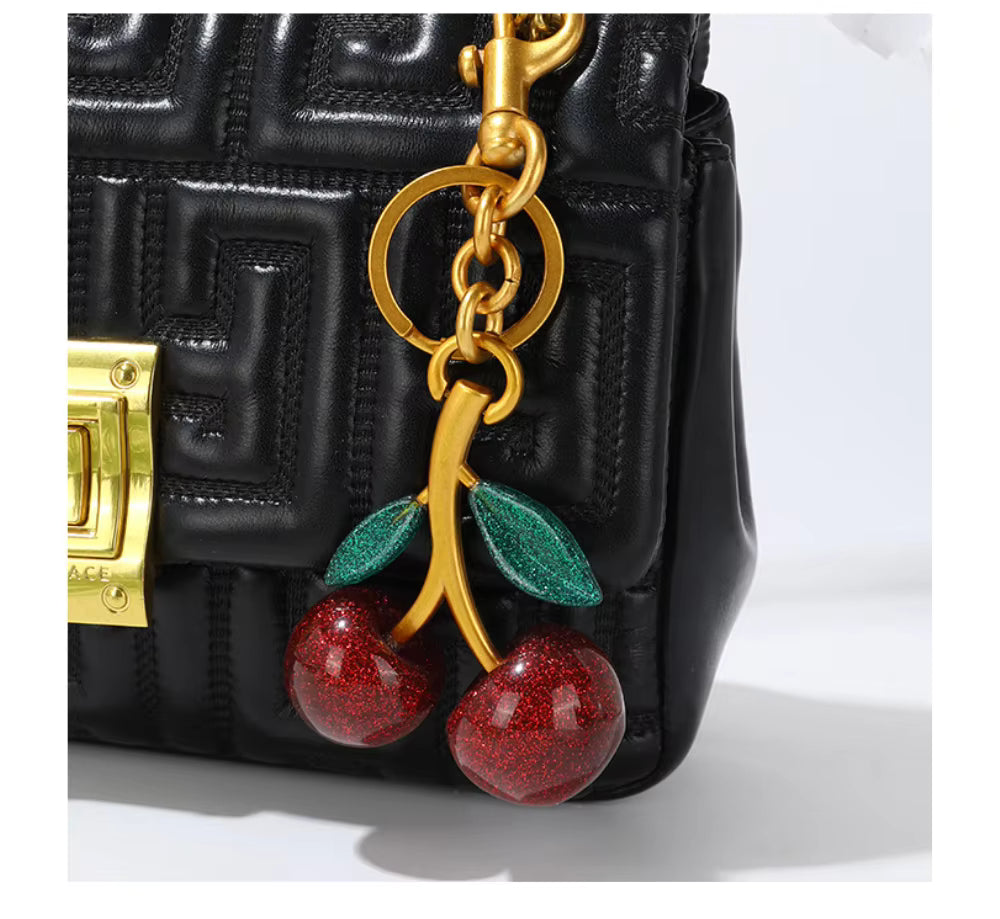 Cherry Bag Charm