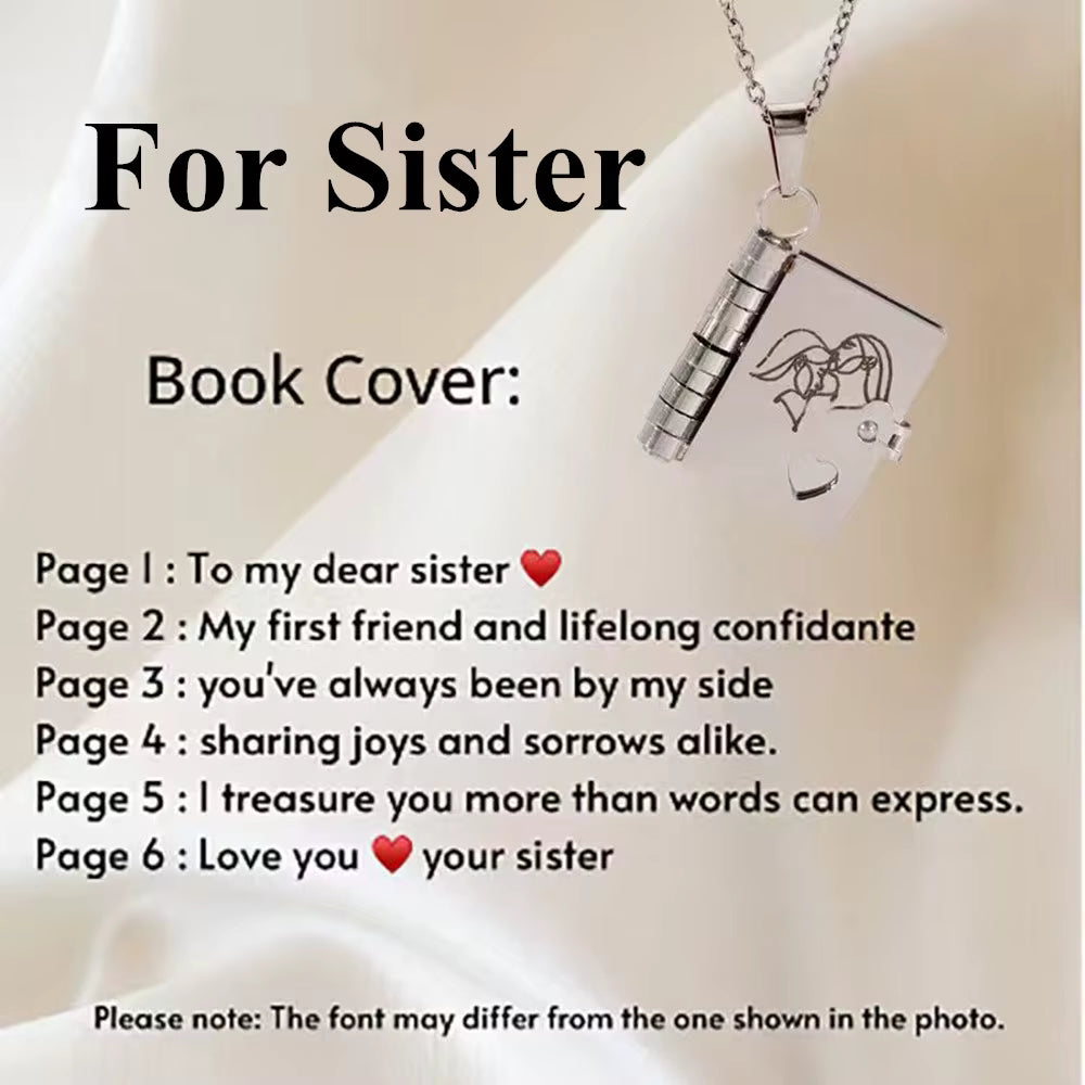 Star Book Pendant Necklace