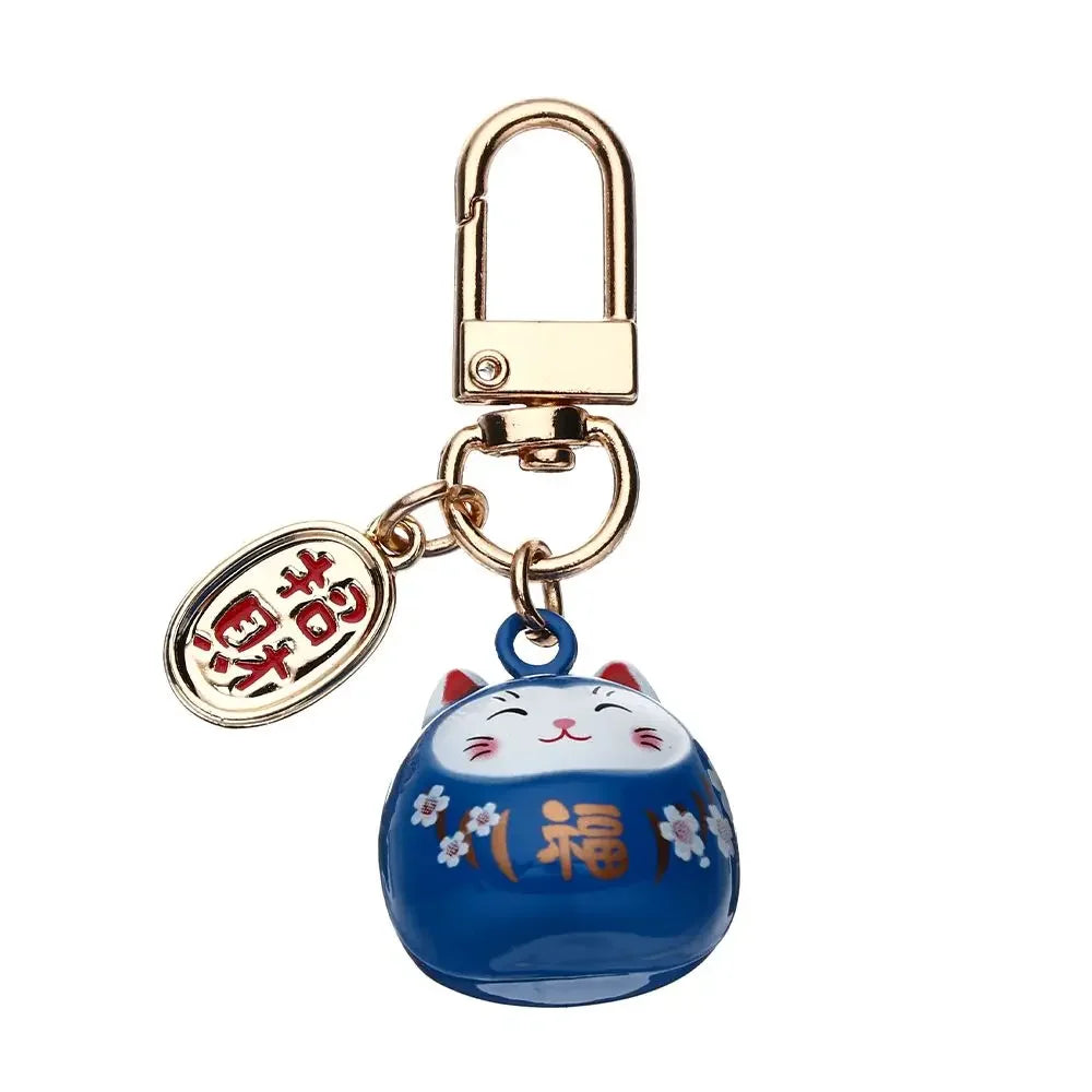Lucky Cat Charm Keychain