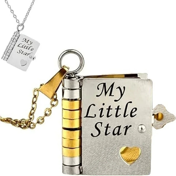 Star Book Pendant Necklace