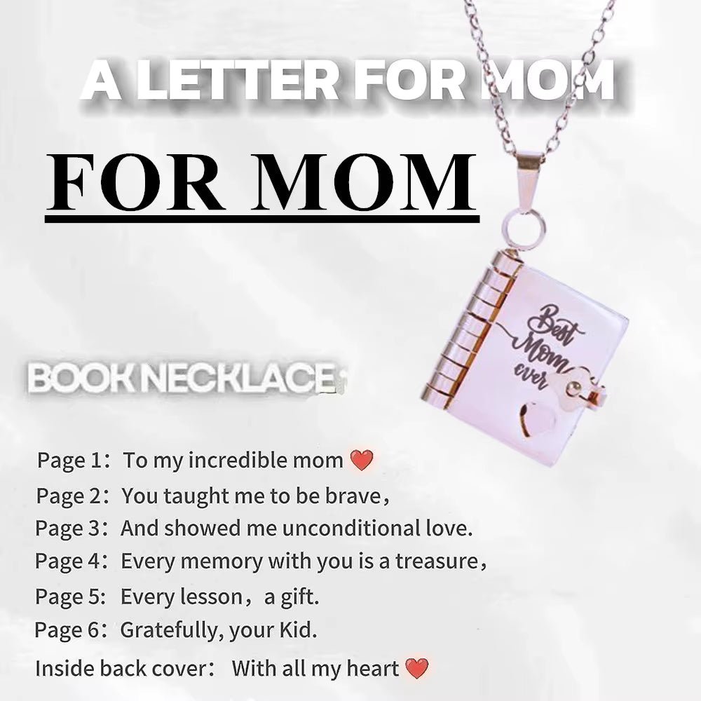 Star Book Pendant Necklace