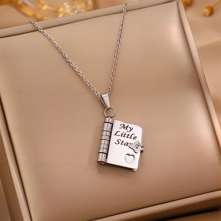 Star Book Pendant Necklace