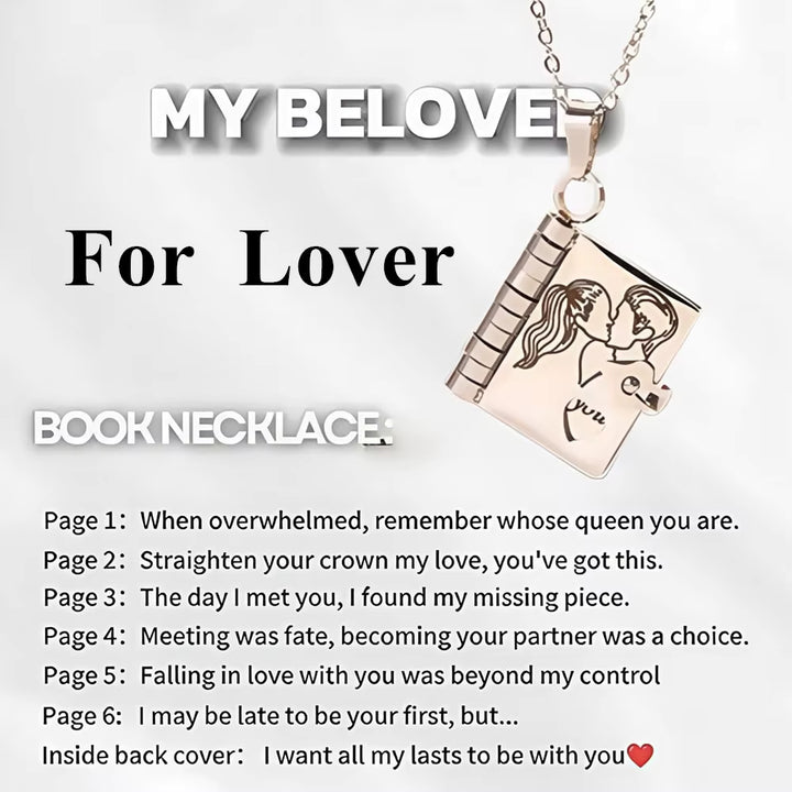 Star Book Pendant Necklace