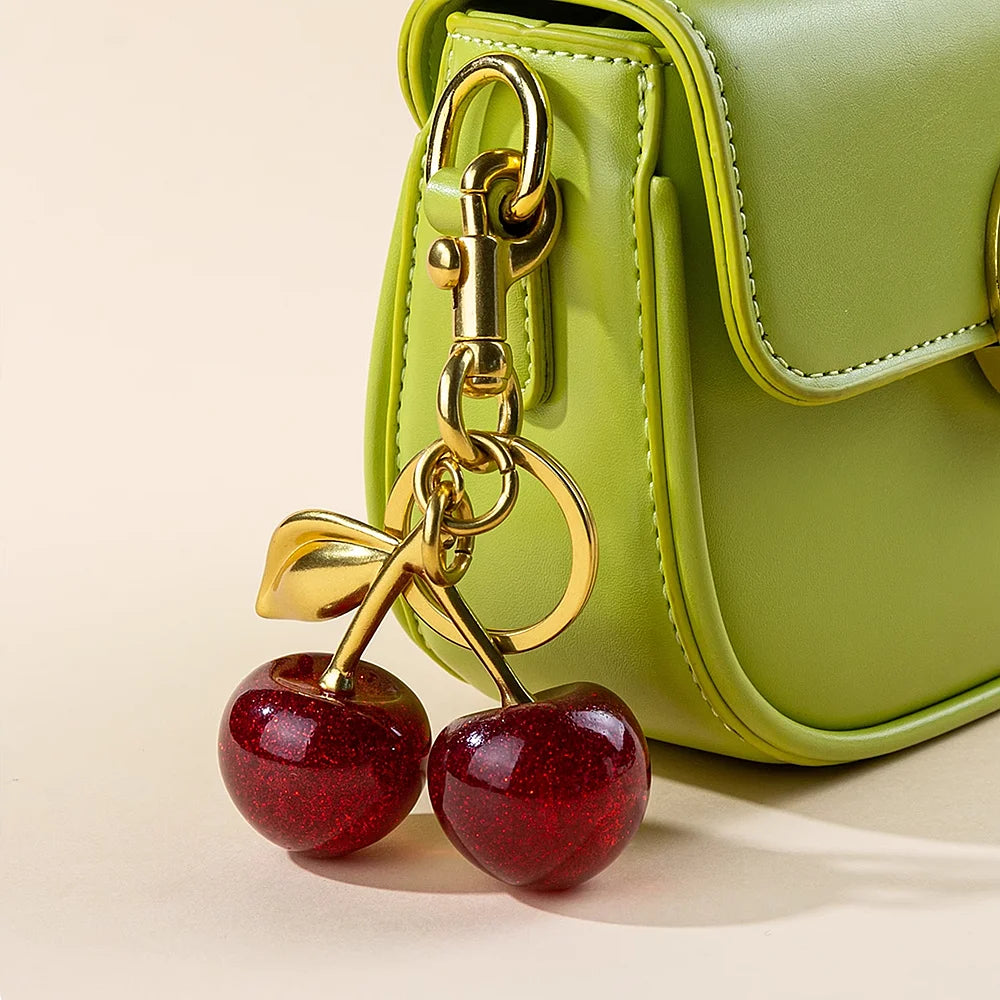 Cherry Bag Charm