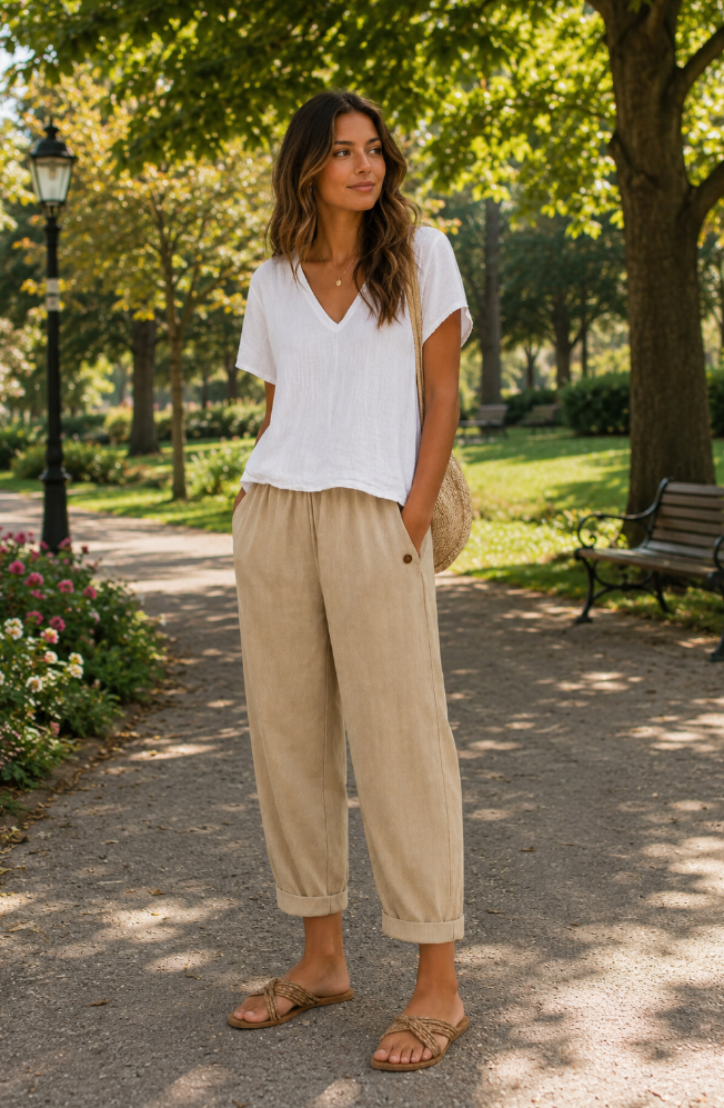 Marina™ Lightweight Cotton Trousers