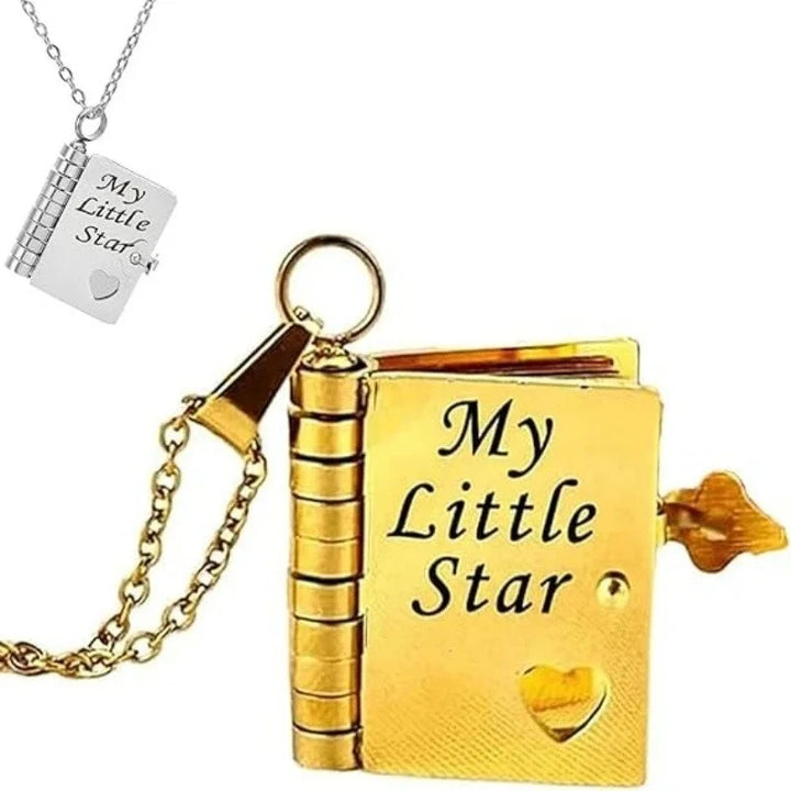 Star Book Pendant Necklace