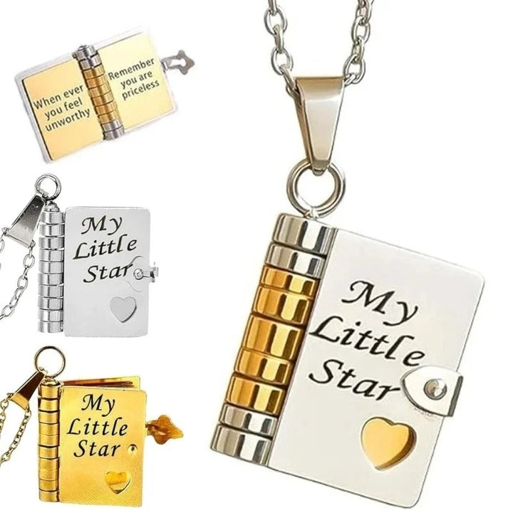 Star Book Pendant Necklace