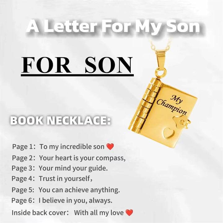Star Book Pendant Necklace