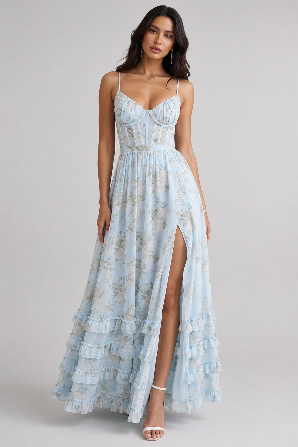 Elara Floral Maxi Dress