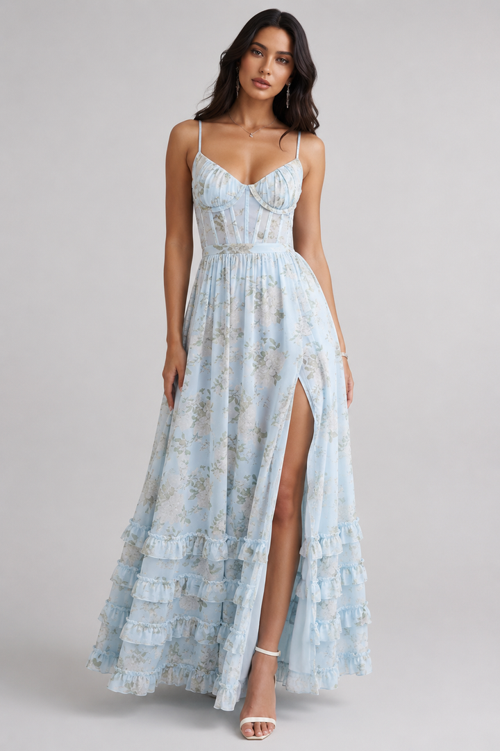 Elara Floral Maxi Dress