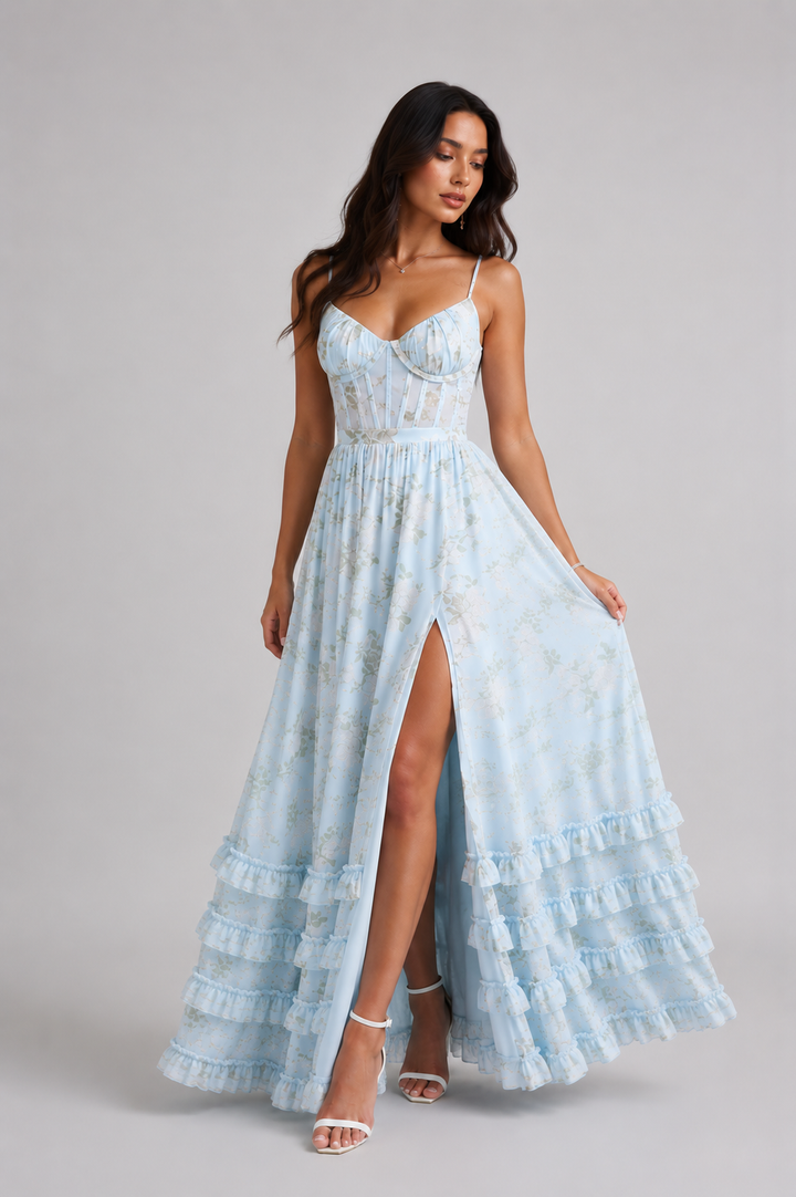 Elara Floral Maxi Dress