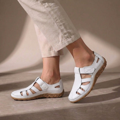 Emma | Adjustable Strap Closed Toe Sandals