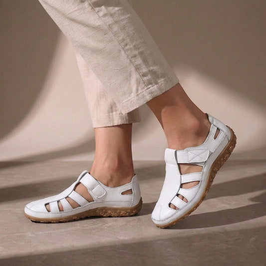 Emma | Adjustable Strap Closed Toe Sandals