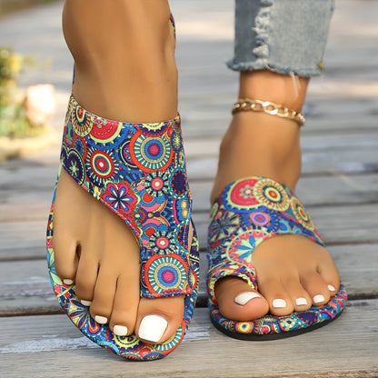 Ayla™ Colourful Boho Slide Sandals