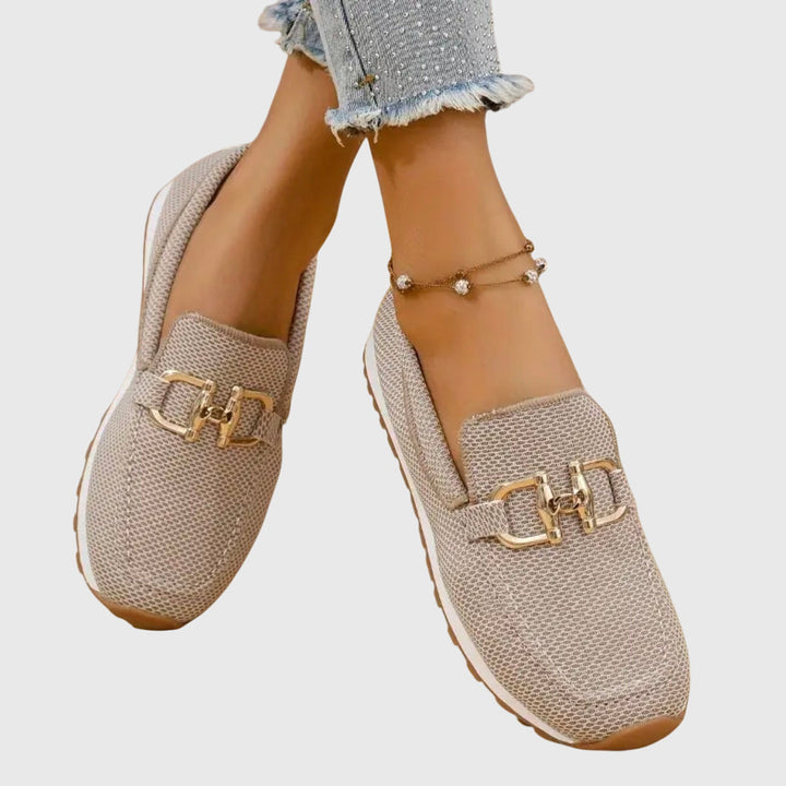 Elina Textured Loafer Sneakers