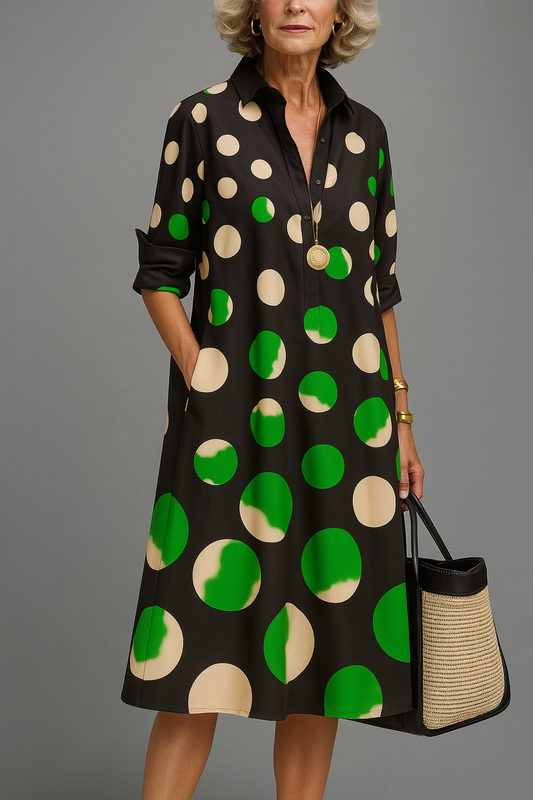 Serena Polka Dot Midi Dress