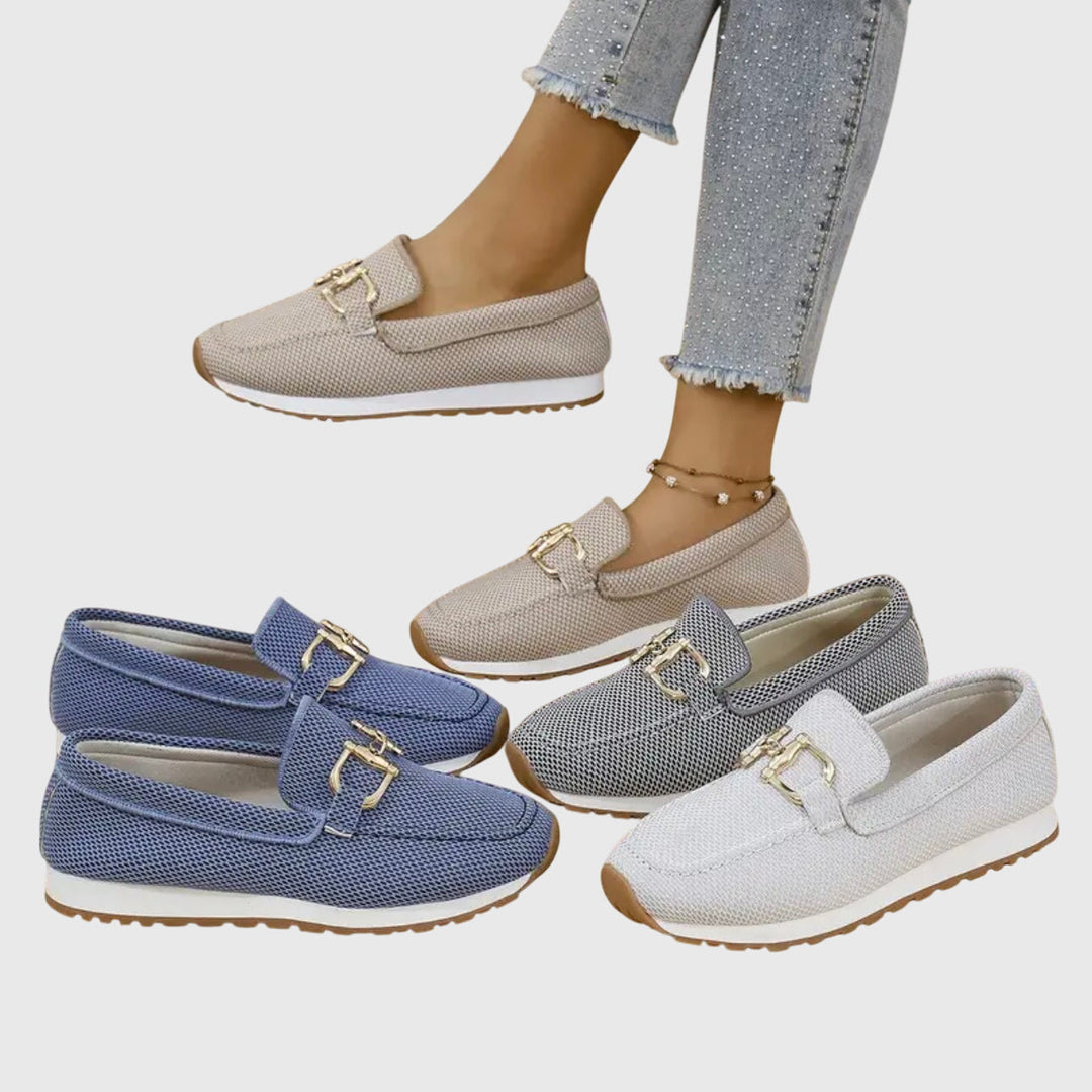 Elina Textured Loafer Sneakers