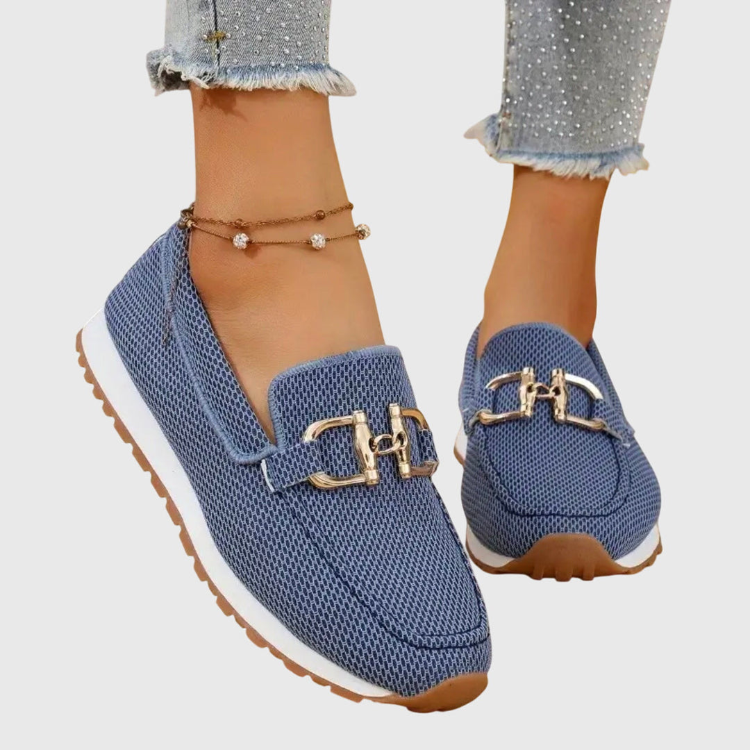 Elina Textured Loafer Sneakers