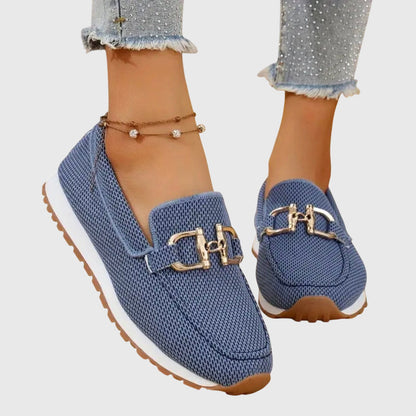 Elina Textured Loafer Sneakers