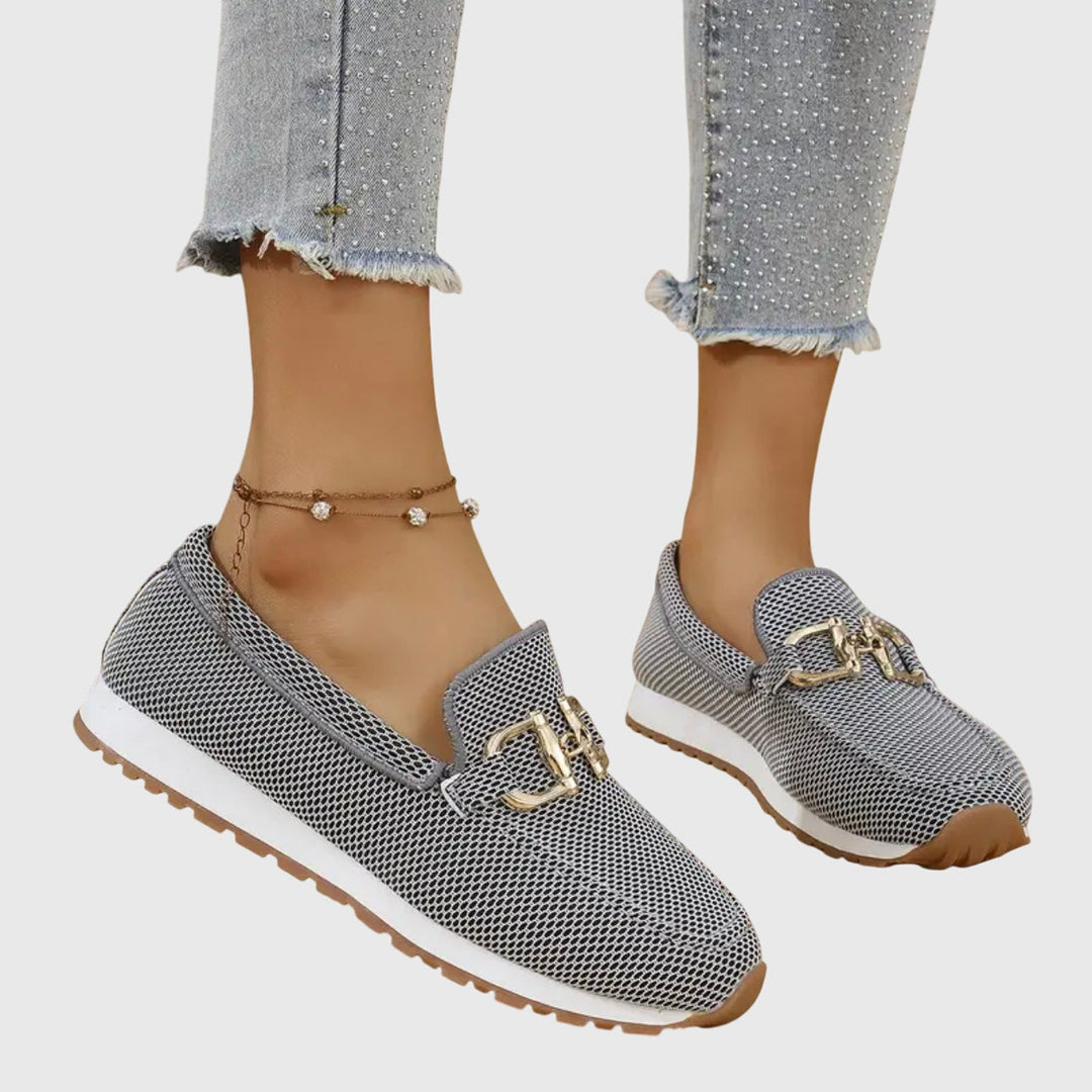 Elina Textured Loafer Sneakers