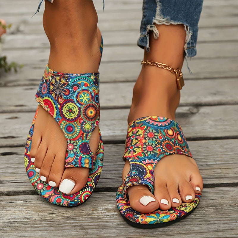Ayla™ Colourful Boho Slide Sandals