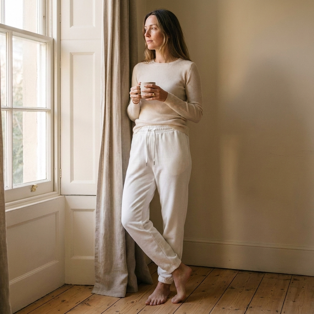 The Quiet Joggers. Black & Ivory