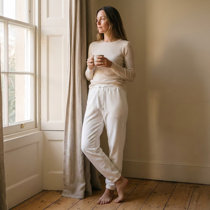 The Quiet Joggers. Black & Ivory