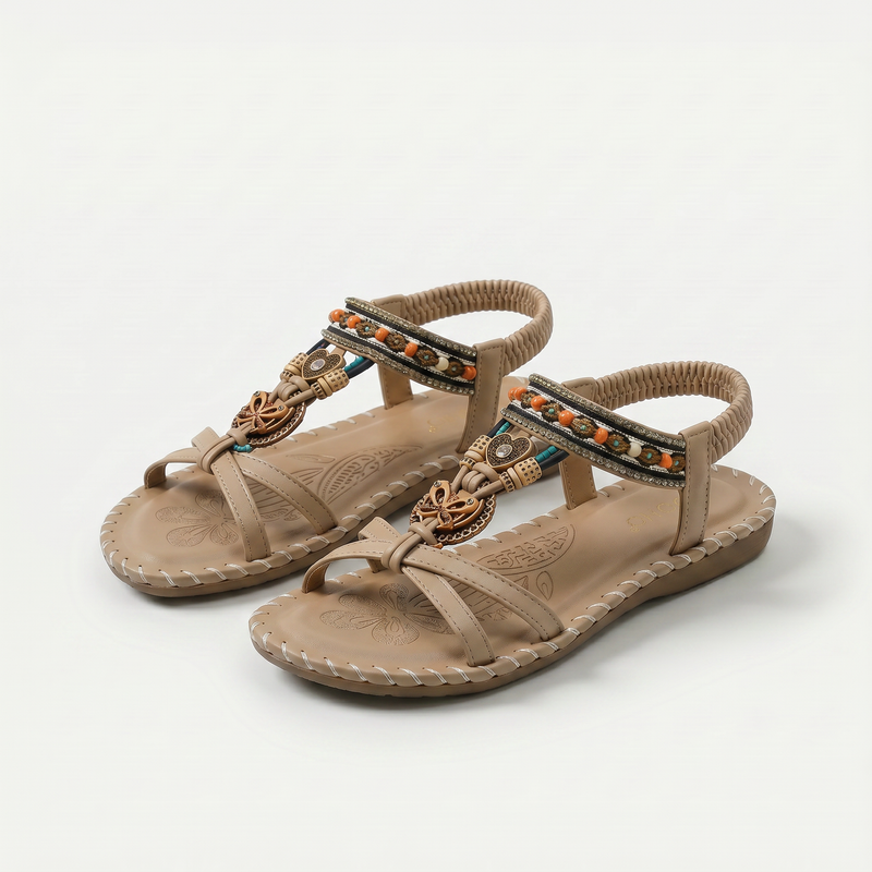 Isla™ | Ibiza-Inspired Embellished Sandals for Comfort & Elegance