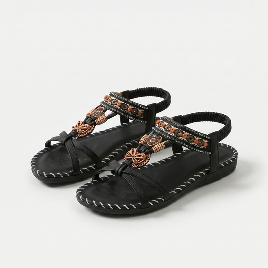 Isla™ | Ibiza-Inspired Embellished Sandals for Comfort & Elegance