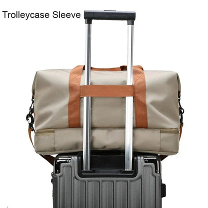 Marlow DUFFEL – Lightweight Gym & Travel Bag with Shoe Compartment and Wet-Dry Separation