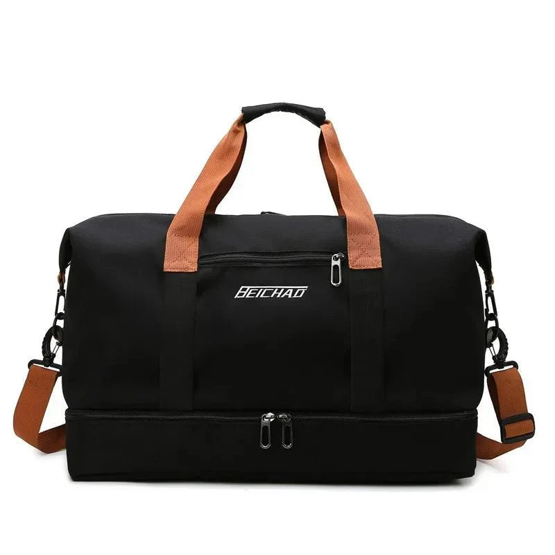 Marlow DUFFEL – Lightweight Gym & Travel Bag with Shoe Compartment and Wet-Dry Separation