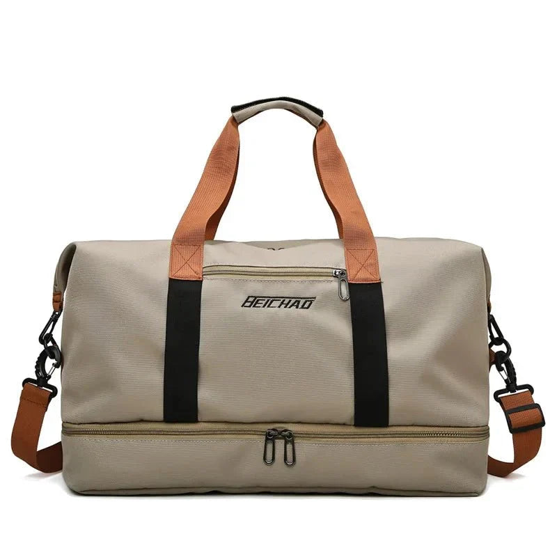 Marlow DUFFEL – Lightweight Gym & Travel Bag with Shoe Compartment and Wet-Dry Separation