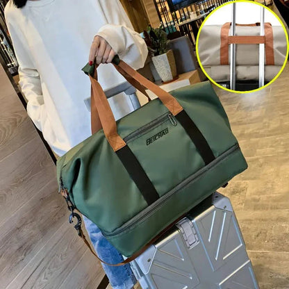 Marlow DUFFEL – Lightweight Gym & Travel Bag with Shoe Compartment and Wet-Dry Separation
