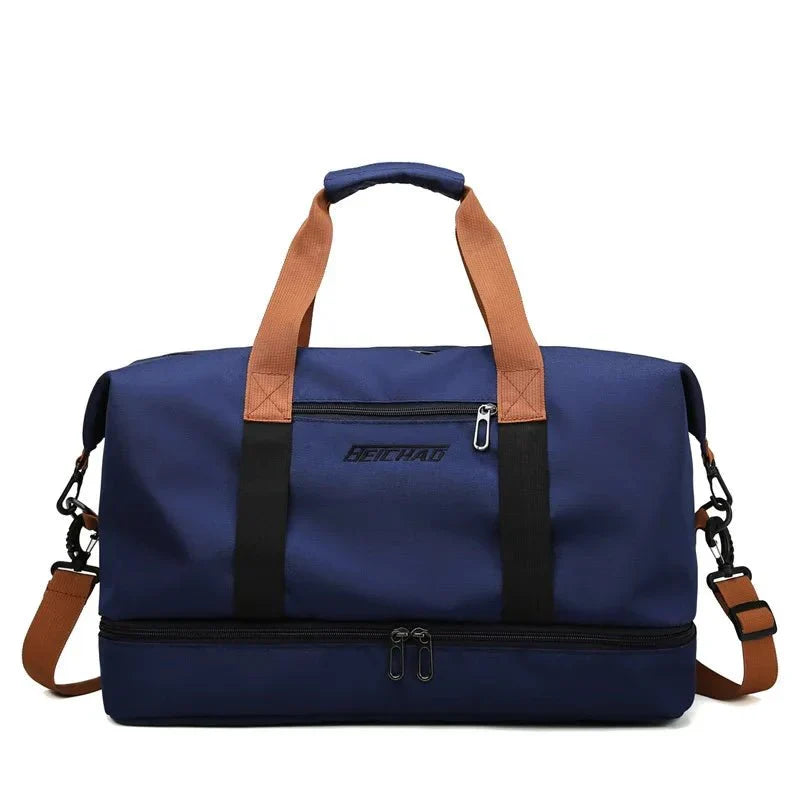 Marlow DUFFEL – Lightweight Gym & Travel Bag with Shoe Compartment and Wet-Dry Separation